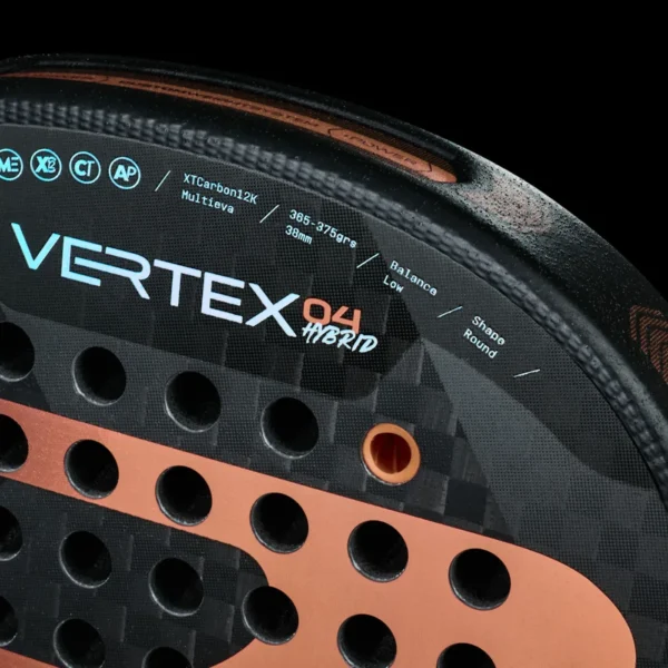 Raquete Bullpadel Vertex 04 Hybrid 2025 12k - Imagem 5