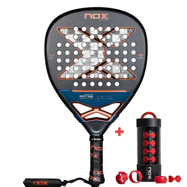 Raquete AT10 GENIUS ATTACK 18K Alum 2025 - by Agustín Tapia Luxury Series